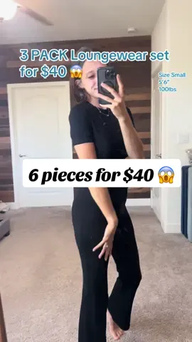 Love a good loungewear set, and even wearing them as seperates they pair so easily with outfits! Grab yourself a 3-pack while theyre still on sale! #fashion #womensoutfits #loungewear #basicoutfits #twopieceset #fallfashion #falldealsforyou #spotlightfinds 