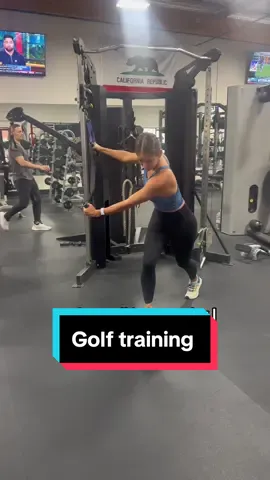 Now that I’m playing more often my training has had to change. Let me know if I should share more ! #golfworkouts #golftraining #golfswing 