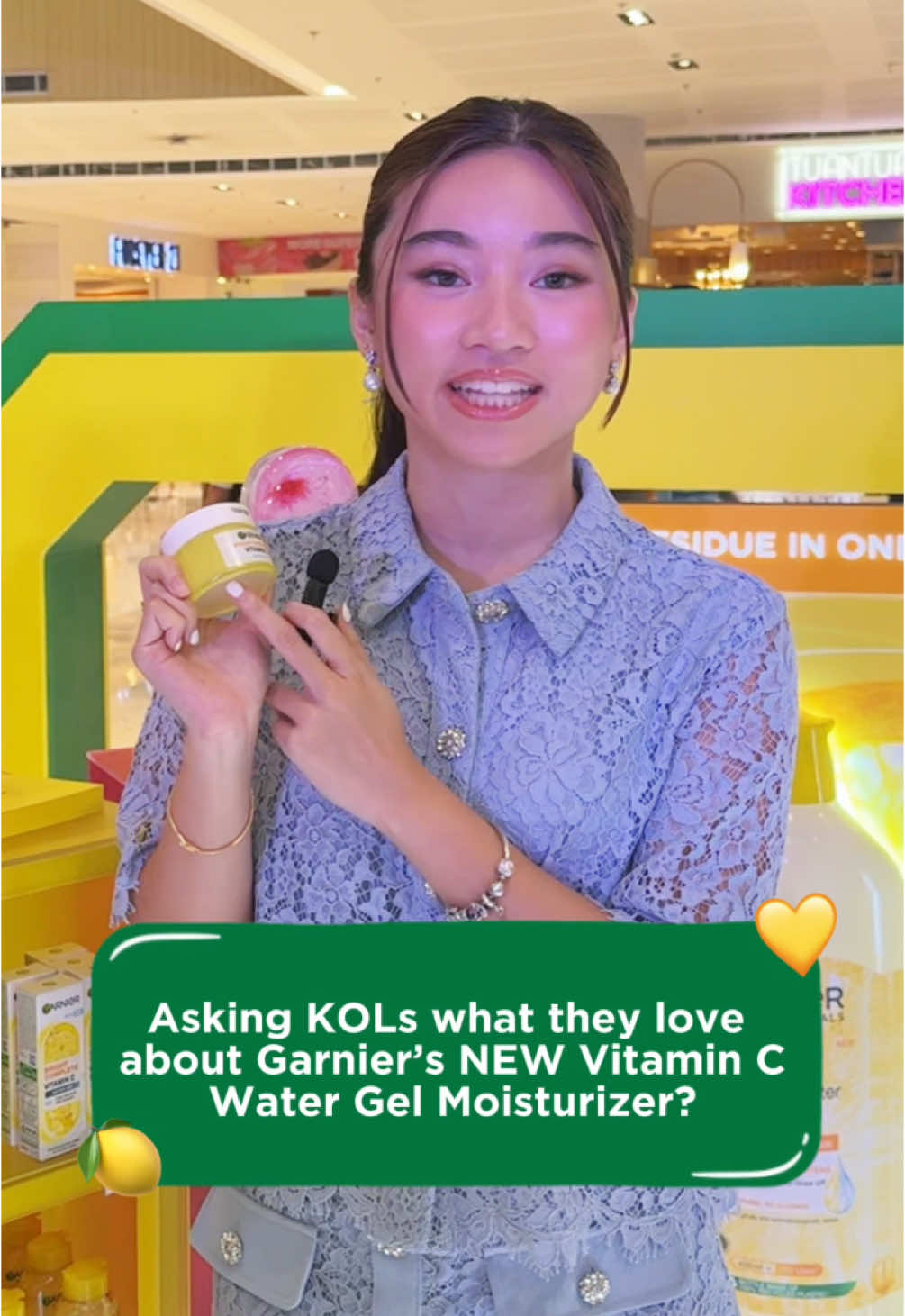 Asking KOLs what they love about Garnier’s NEW Vitamin C Water Gel Moisturizer Part 1 💛💦 Garnier is approved by Cruelty Free International under the Leaping Bunny Programme. Vegan formula = No animal derived ingredients #GarnierPH #GarnierGang #Skincare #MoreThanJustAMoisturizer #GarnierWaterGel