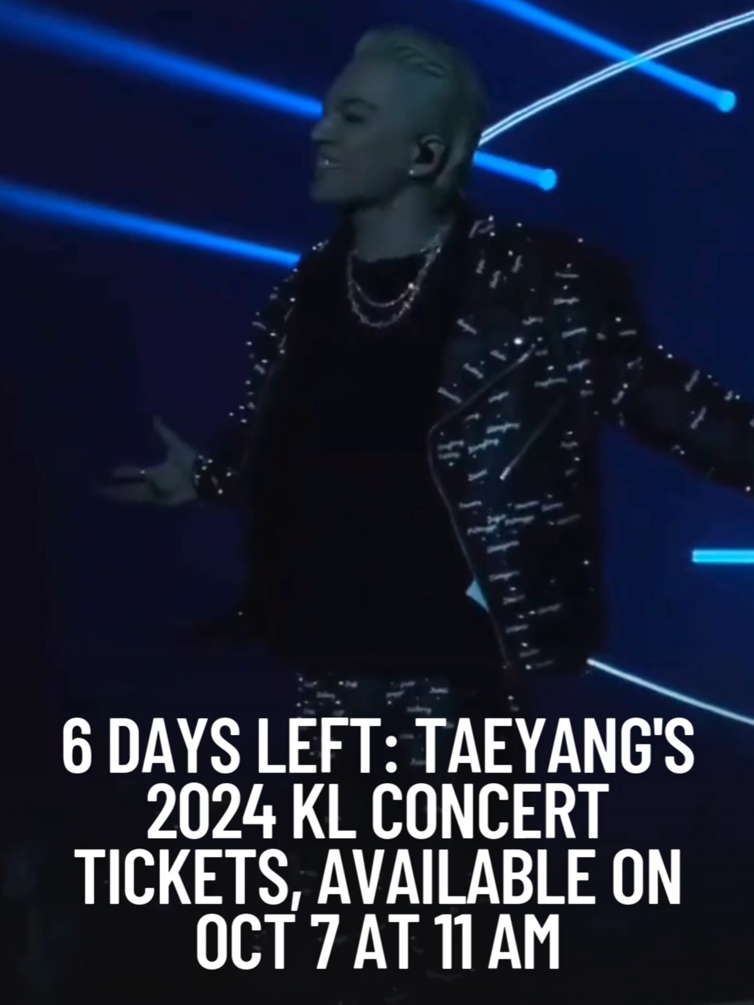 Get excited for The Light Year Taeyang concert in Kuala Lumpur, with tickets going on sale October 7 at 11 AM! 🙌  Source: young_bias #taeyang #bigbang #fantasticbaby #concerts