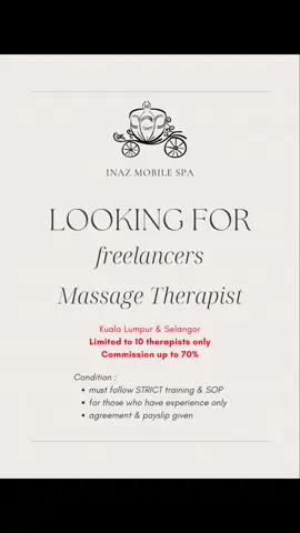 Flexible and at your own time. We have clients but am short staffed, story of our life. Come join us, those experienced will be prioritised.  #spa #vacancy #kualalumpur #shahalam #spajob #malaysia 