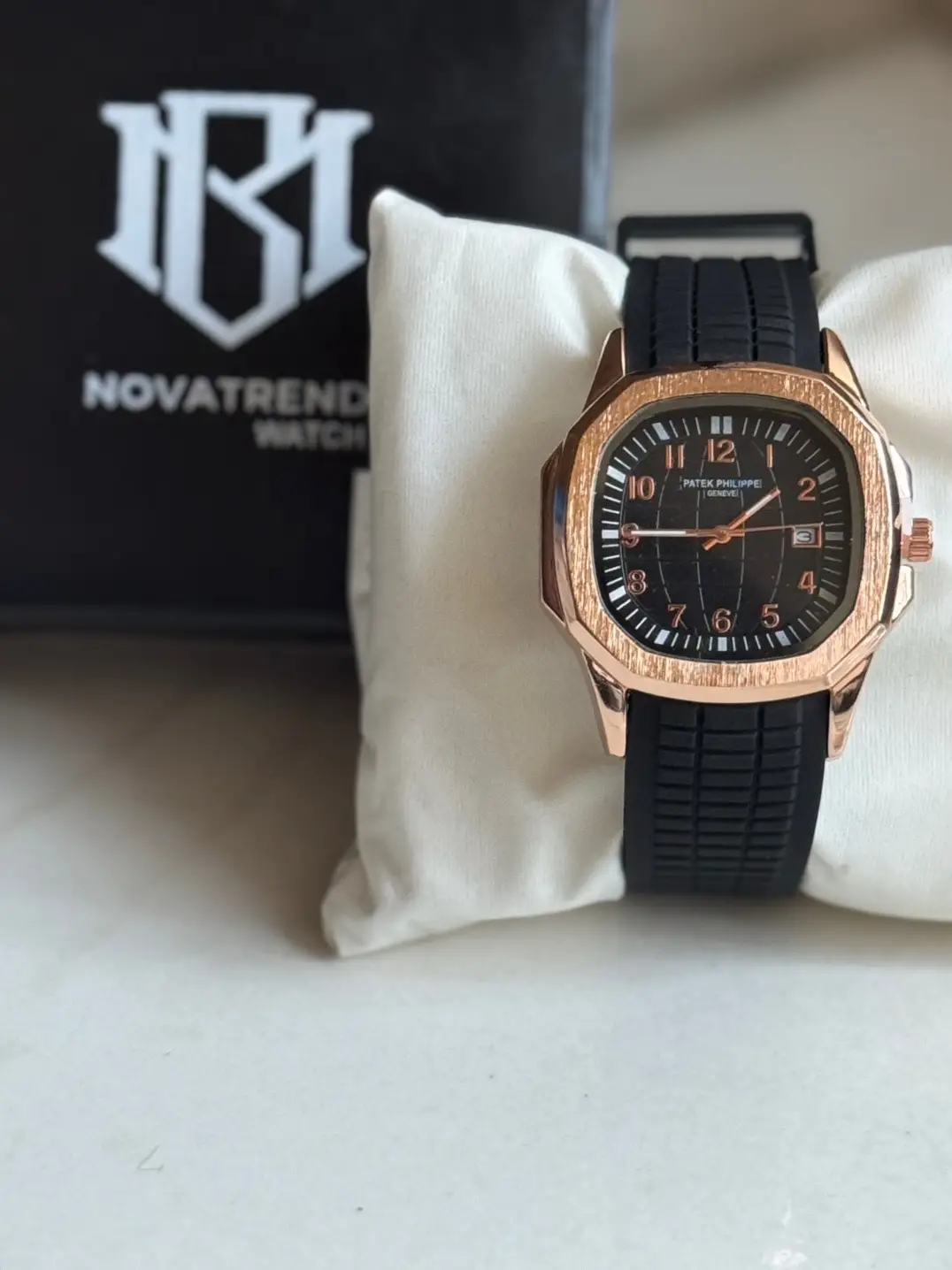 PP WITH BELT BAND, BACK WATER RESISTANT #Novatrent #Patekphilippe #watch 