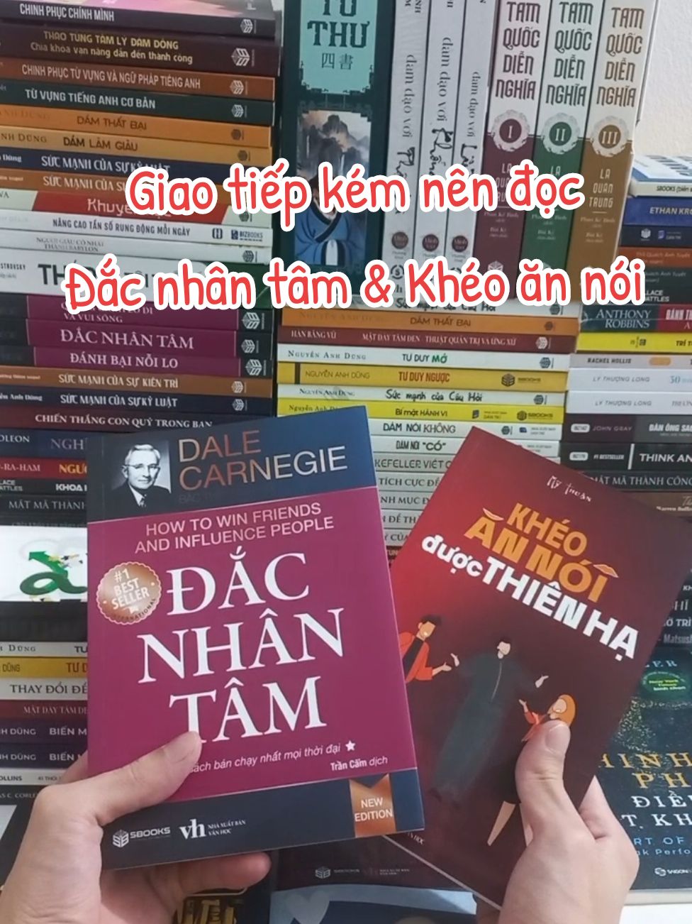 Đắc nhân tâm & Khéo ăn nói combo 2 cuốn sách dành cho các bạn giao tiếp kém, thiếu tự tin, thiếu vốn từ trong giao tiếp và đối nhân xử thế  #BookTok #tiemsachbinhan #sach #sachhay #docsachmoingay #giaotiep  #dacnhantam #kheoannoiduocthienha 