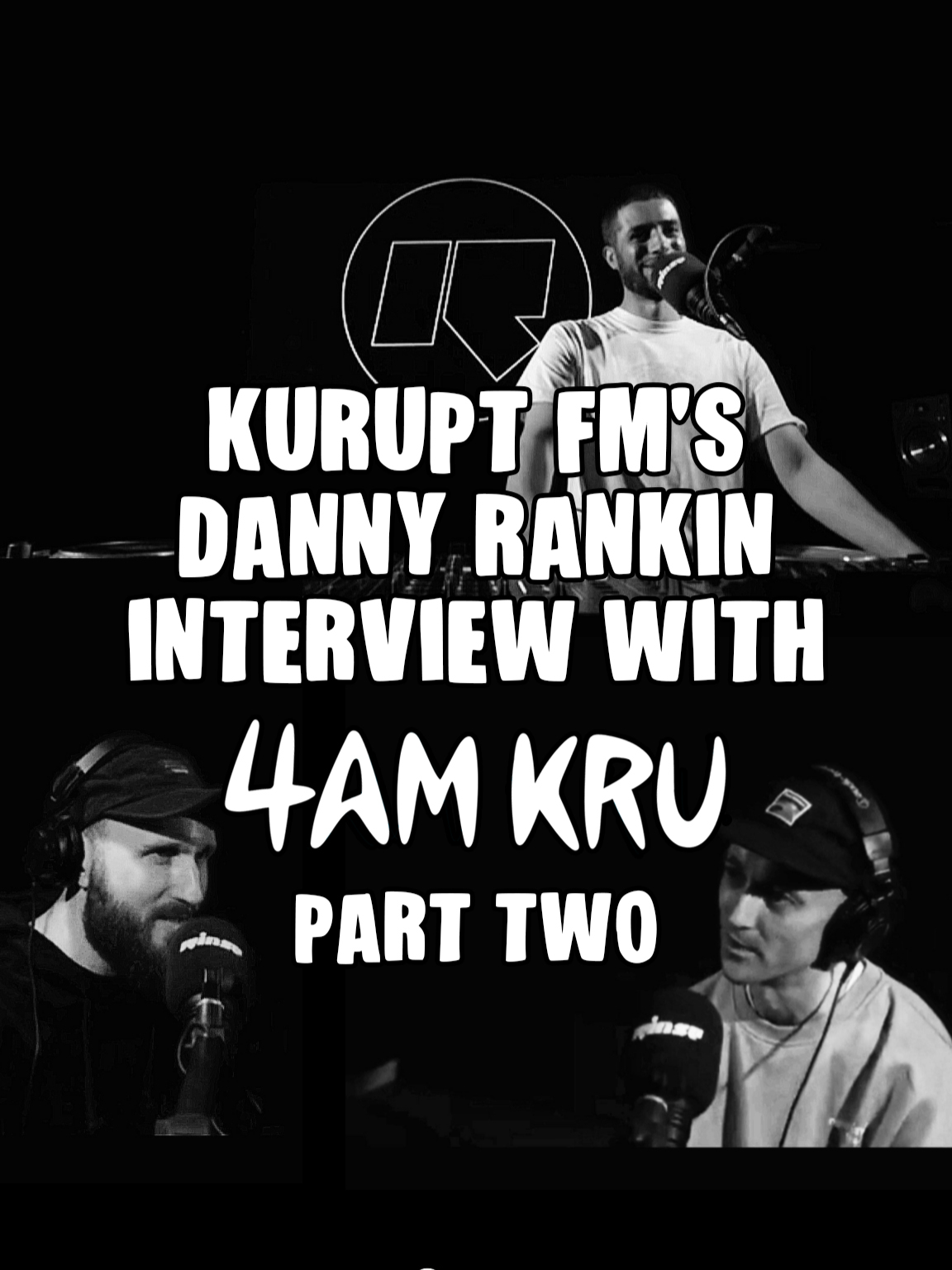 @4amkrulondon sit down with Kurupt FM's @danny_rankin1 on @rinse.fm to discuss their live setup as they prepare to tour their debut album 𝐈𝐍𝐂𝐎𝐆𝐍𝐈𝐓𝐎 𝐑𝐇𝐘𝐓𝐇𝐌.  Link to full interview in bio #4amkru #interview #jungle #album