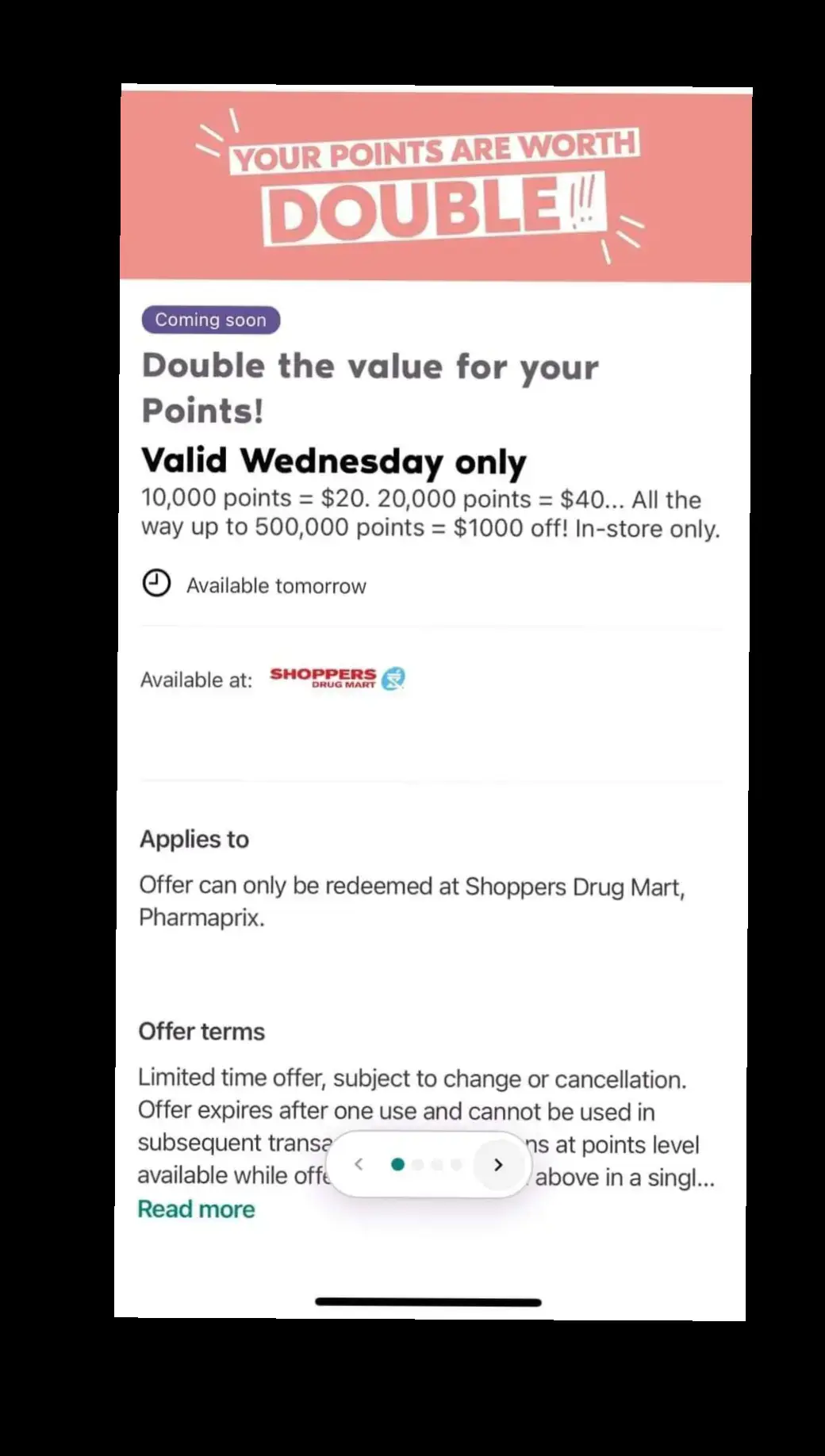 If you didn't get it in the first round, check your app again. Some people are reporting. They now have it for Wednesday. This is the largest Redemption ever!