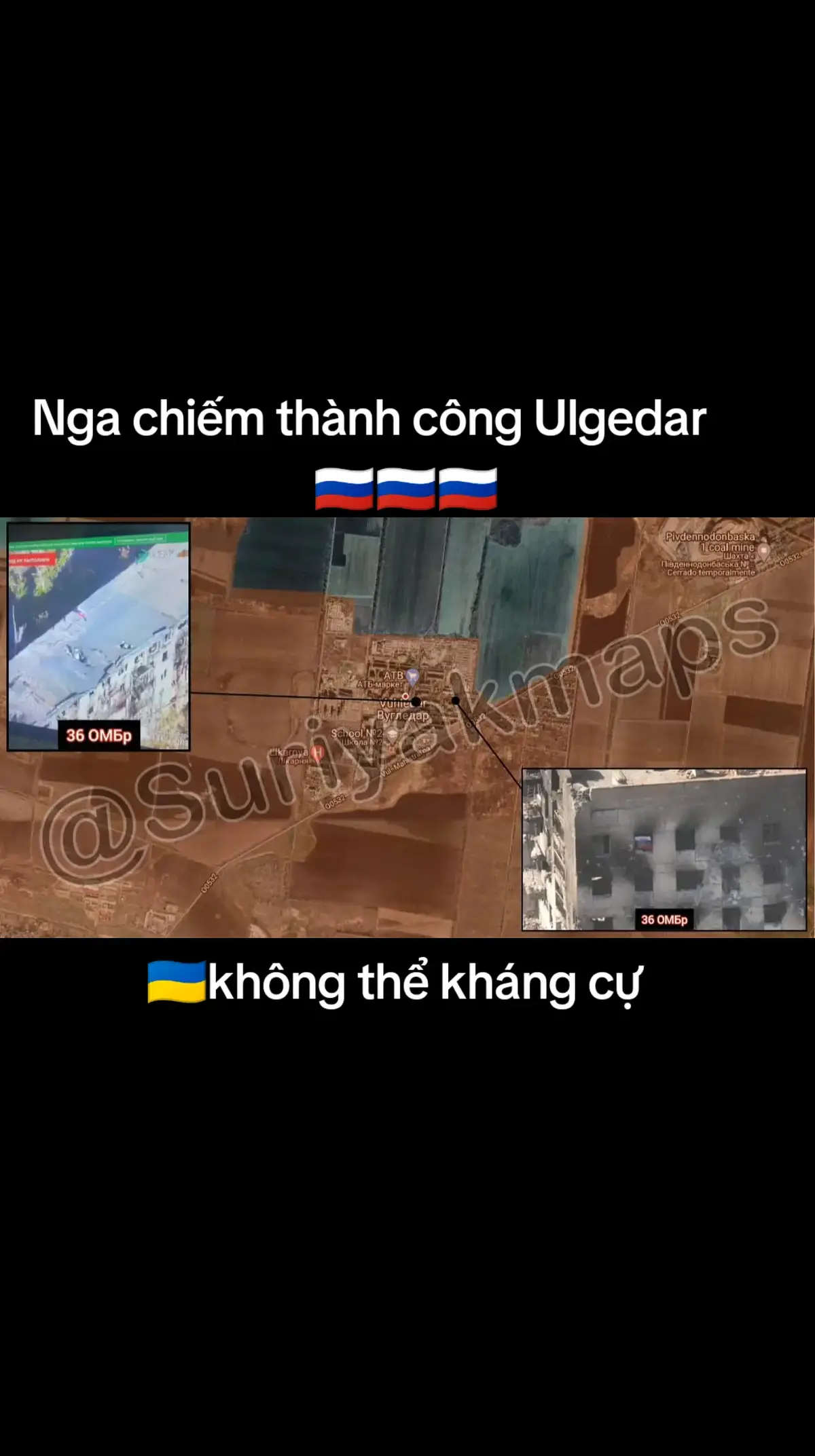 Ugledar đã nằm dưới tay của quân Nga. Ngăn chặn tiếp viện thành công đã giúp Nga chiếm Ugledar nhanh chóng hơn và ít thiệt hại hơn #russia #ukraine #ugledar 