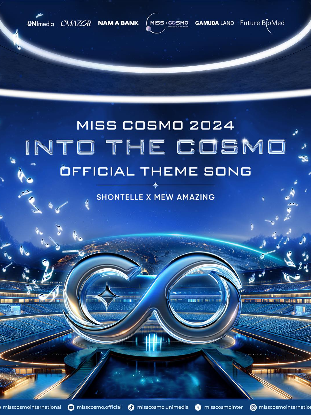 INTO THE COSMO - OFFICIAL THEME SONG MISS COSMO 2024 | Shontelle ft. Mew Amazing Music & Lyrics by Mew Amazing Performed by Shontelle Produced & Arranged by Monotape, Mew Amazing Record, Mix Master by Duy Ngoc (WM20) C Mazor Entertainment #MissCosmo #1stMissCosmo #MissCosmo2024 #VividVietnam #ImpactfulBeauty #intothecosmo  #themesongmisscosmo #mewamazing #tiktokgiaitri