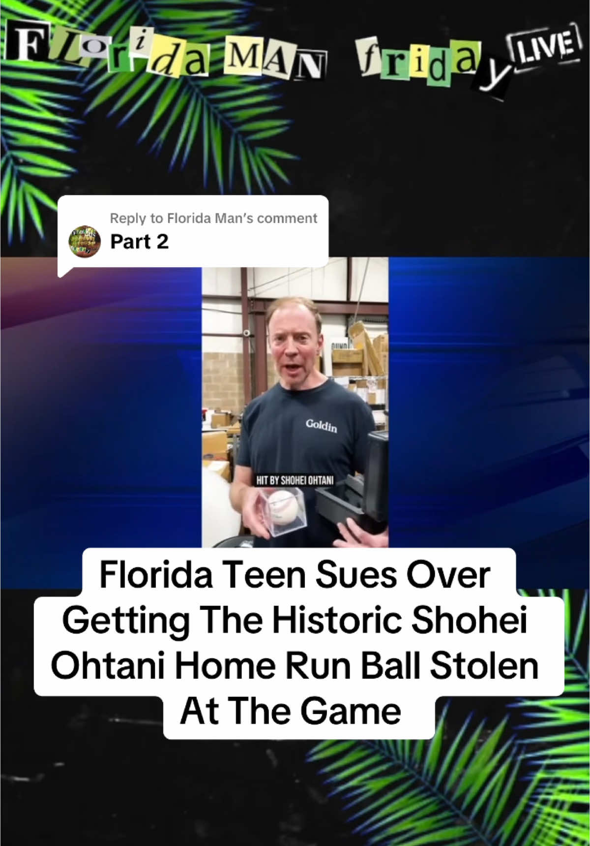 Replying to @Florida Man #floridaman #part2 #homerun