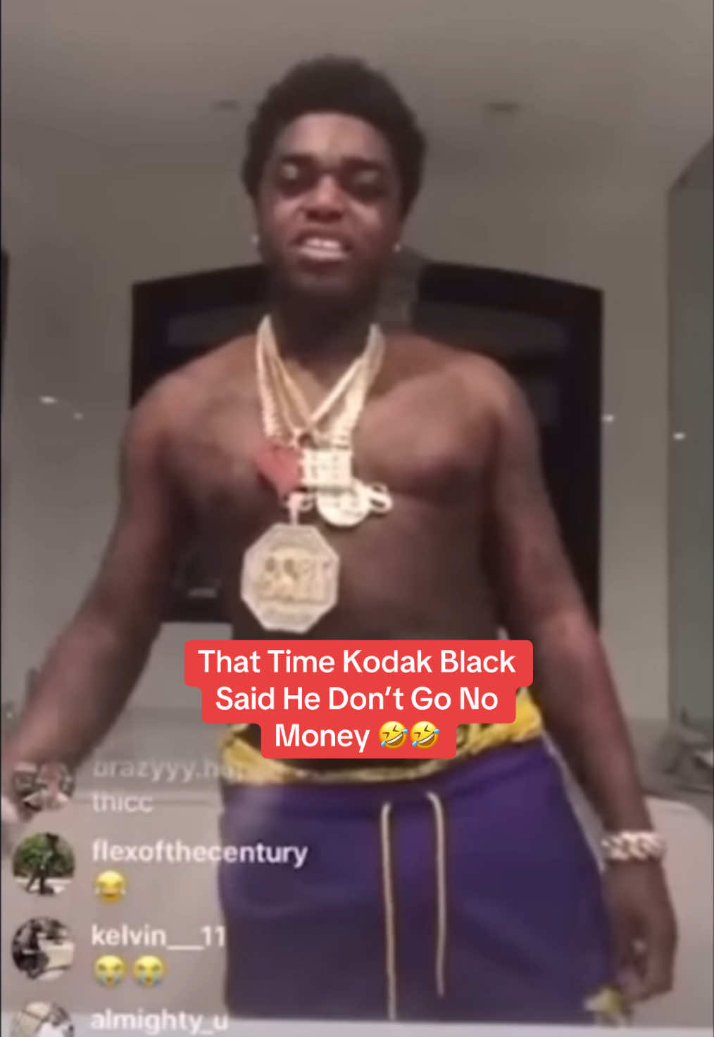 That Time Kodak Black Said He Don’t Go No Money 🤣🤣#fyp #kodakblack #rap #hiphop 