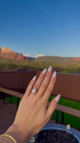 Life does not feel real right now 🥹🤍💍 #engaged #proposal #fyp #arizona @Valdrin Jajaga 