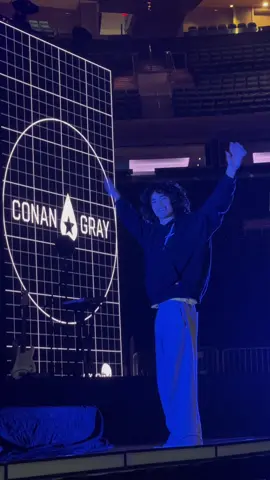 ‼️ coneworld reporting ‼️ our boy during soundcheck at MSG!! @conangray #foundheavenontour #OnTour #fyp 