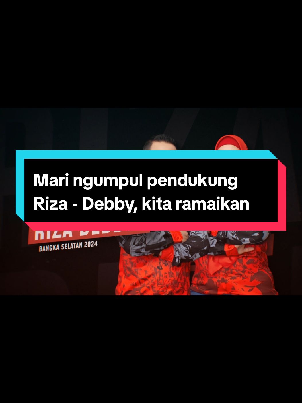 Pendukung Riza - Debby angkat tangannya #berandatiktok #bangkabelitung #fypシ゚viral 