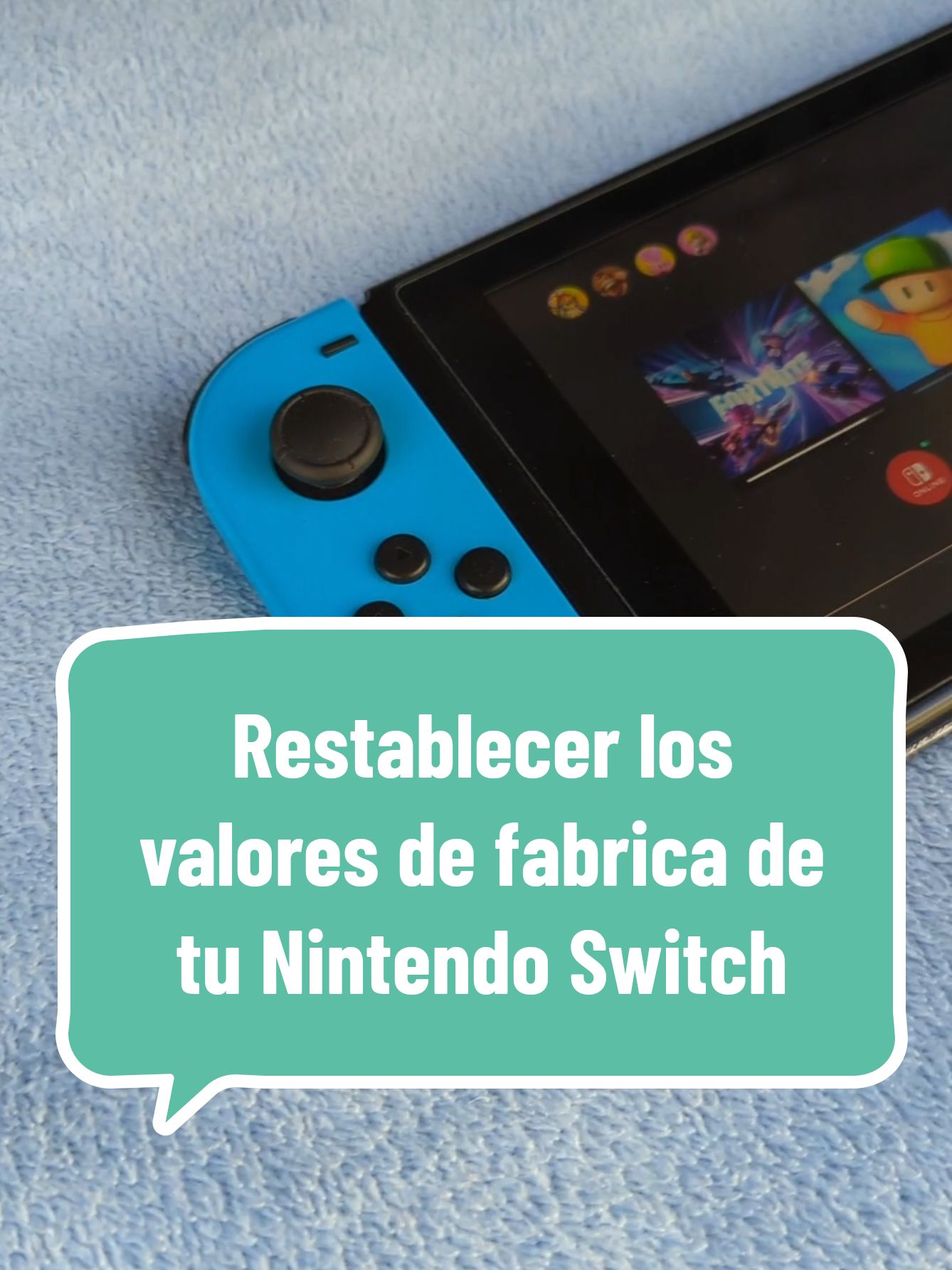 Cómo restablecer los valores de fabrica de tu Nintendo Switch sin perder los datos guardados #nintendoswitchtips  #nintendoswitchtricks  #nintendoswitchforlife  #nintendoswitch  #nintendo  #videoconsolas 