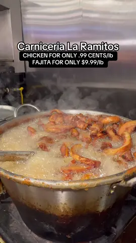 ✨AFFORDABLE MEAT MARKET IN DFW✨check out @carniceria_la_ramitos where you can find fajita marinada for just $9.99 and pollo marinado para asar for only 99 cents! Enjoy Monterrey-style chicharrones rancheros, a fantastic selection of pan dulce, and around ten types of guisados Mexicanos. They even sell Mexican medicine! Plus, you’ll find fresh produce like tomatoes and avocados. And don’t forget to dip the chicharrón in guacamole! If you’re in the area, you won’t want to miss this! 📍904 Melbourne Rd Hurst, TX  76053 ⏰ Sun: 7am-9pm, Mon-Fri: 8am-9pm, Sat: 7am-9pm    #meatmarket #dfw #dfwtopsites #dfwfoodie #Foodie #dallasfortworth #fortworth #hursttx #dallasfoodie #food #fajita #chicken
