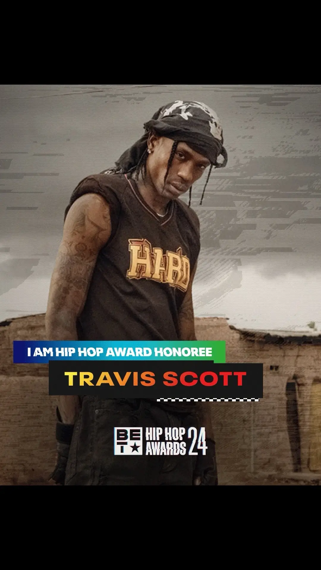 Straight up! 🔥🔥 The #HipHopAwards just got lit as @Travis Scott is being honored with I Am Hip Hop Award! 🏆 From Astroworld vibes to breaking records with legendary tracks while making every stage feel like a movie, Travis truly embodies the culture. This award ain't just a trophy; it's a salute to his undeniable influence, hustle, and the way he keeps the game on ‘Sicko Mode’! 🚀 What’s a Travis Scott track that stays on rotation? Catch this highest honor Oct 15th at 8/7c on BET. 🎤