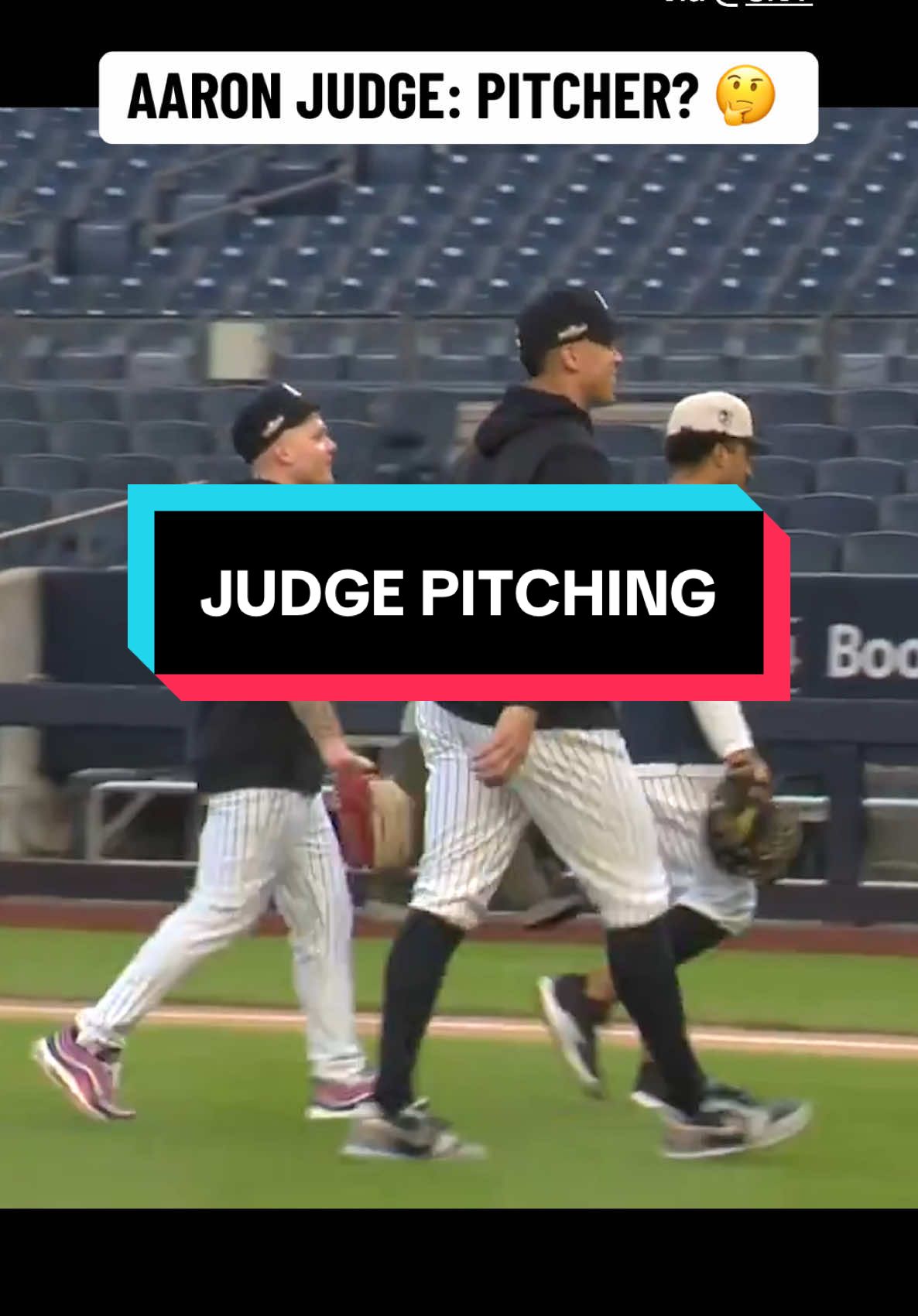 Shohei is shaking 🎥: @SNY #aaronjudge #yankees #pitching #funny  