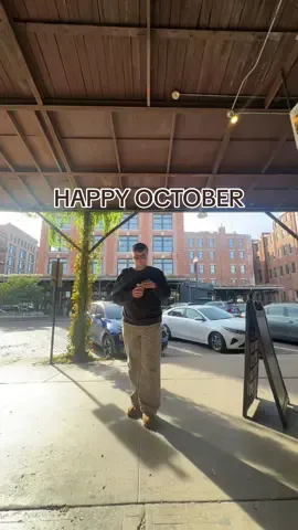 HAPPY OCTOBER🤩🎃🍂 not me trying to be cutesie and spilling all over myself at the end hahahaha #october #fallfashion #fallstyle #fallaesthetic #midsizefashion #omaha #nebraska #aesthetic #trending #comewithme #coffeetiktok #coffeetok 