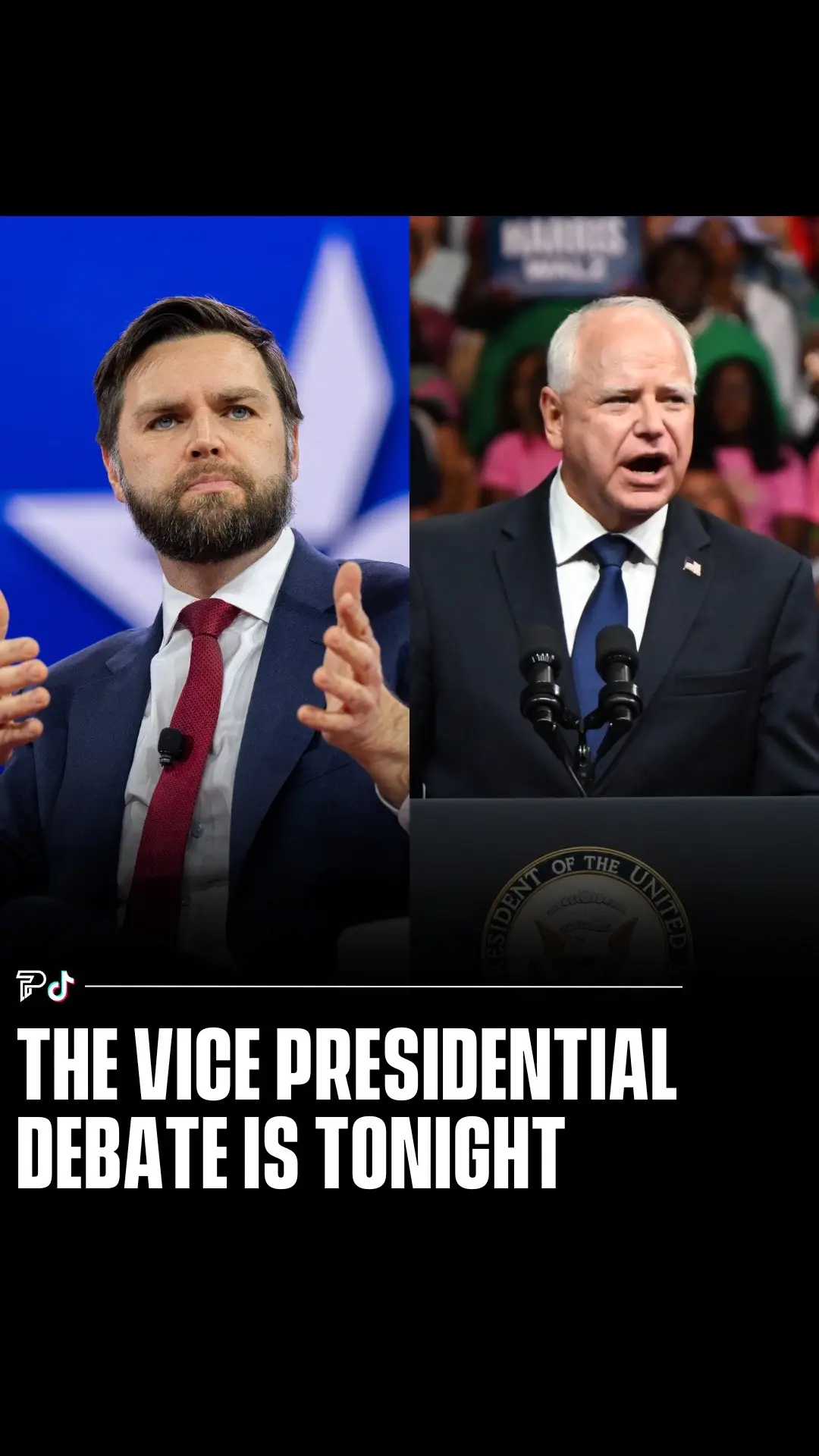 JD Vance and Tim Walz will face off Tuesday in the only vice presidential debate before the general election. 🇺🇸 The debate, hosted by CBS News, will take place at the CBS Broadcast Center in New York from 9 p.m. to 10:30 p.m. ET.  It will be broadcast on CBS stations and streamed live online via CBS News 24/7. #RoadTo20Million #Pubity 