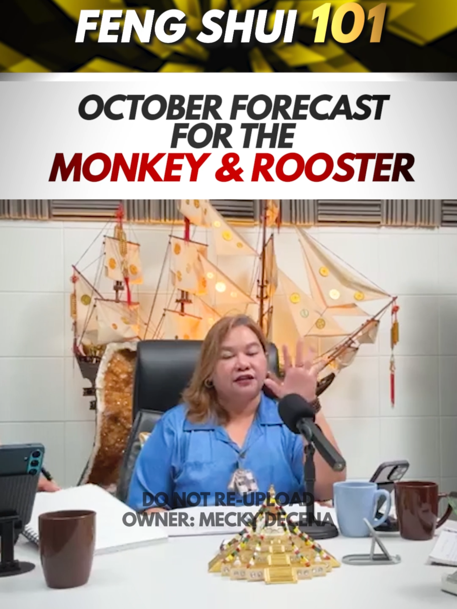 October Forecast for the Monkey & Rooster #forecast #yearofthemonkey #yearoftherooster #fengshui #fengshuitips #ready2024withMGD #fengshui101withMGD #meckyourmove #meckydecena #meckyknows #hofsmanila #hofs #fypage #trendingnow #trendingvideo #motivationalvideo #lifecoach #goal