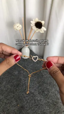 Gelang serut love ❤️ #gelangserut #gelang #aksesoris 