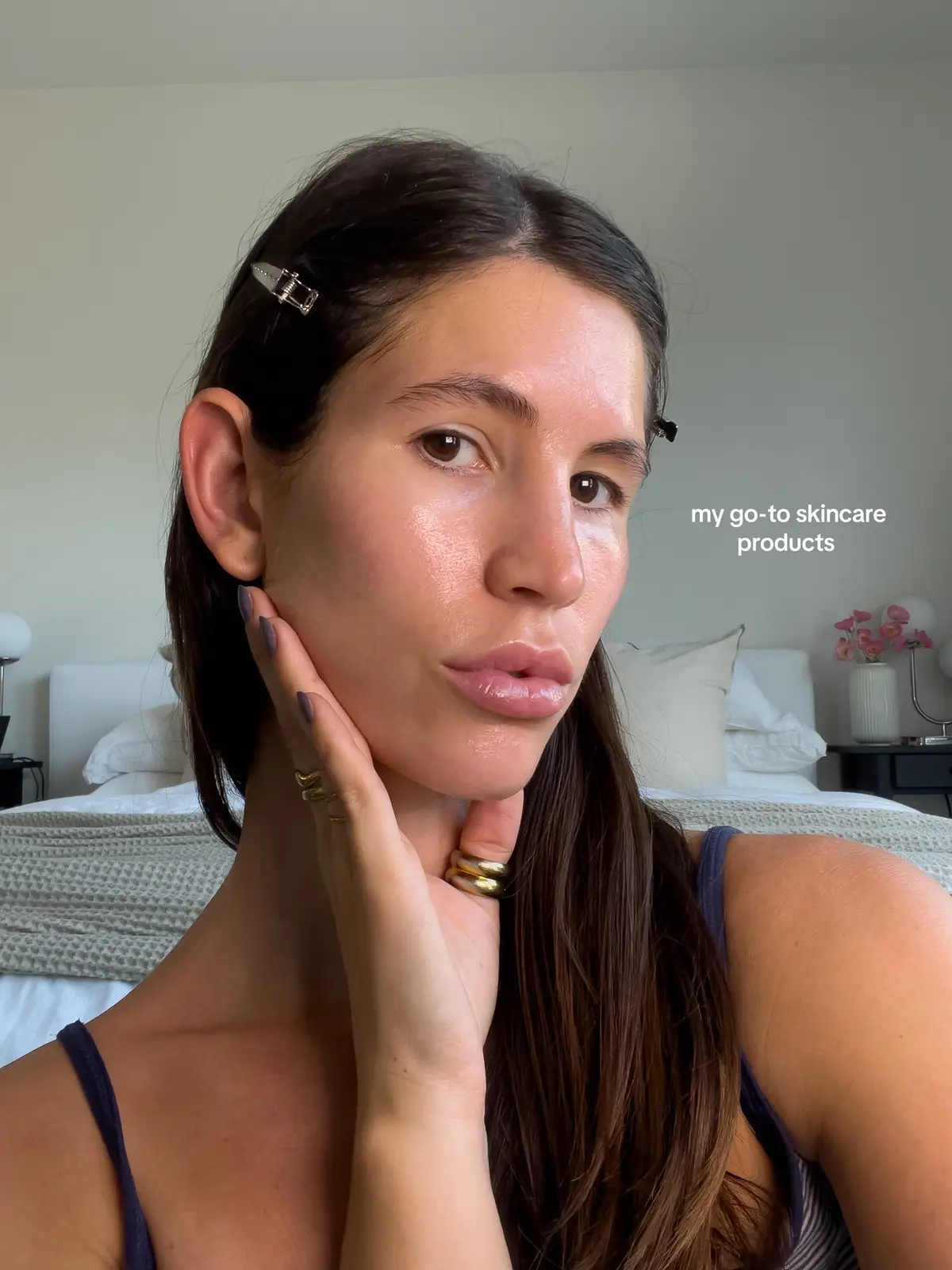 The secret to glass skinnn #glassskin #glassskinroutine #skin #skincare #skincaretips @Medicube Global @Summer Fridays @rhode skin @sonsie @ILIA Beauty 