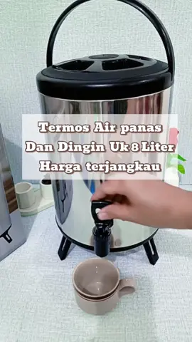 Termos Milk Tea Bucket Termos air panas dan dingin Tersedia ukuran 6 L s.d 12 L Praktis utk berbagai acara #termos8liter #termosairpanas #termospanasdingin #dispenserairpanas #termos #milkteabucket #termosstainless 