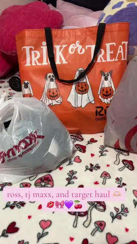 so many goodies 🥀💄🩷💟 #tjmaxx #ross #target #haul #fyp 