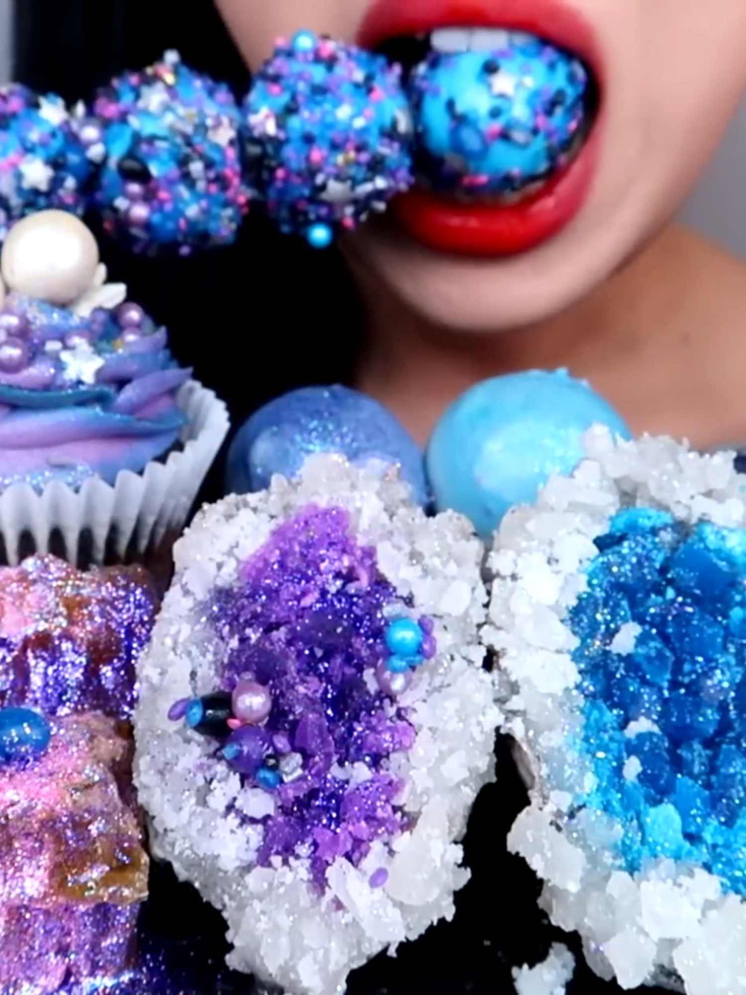 #hongyu #tiktokfood #asmr #eating #mukbang #fyp #foryou #foryoupage #asmrtiktok #hongyuasmr #rainbow #galaxy