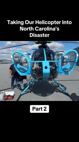 Taking Our Helicopter Into North Carolina's Disaster #cleetusmcfarland #cleetusm #helicopter 