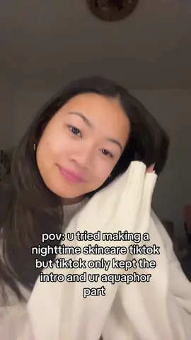 these two pimples actually make me want to hide from the world #skincare #gurwm #nightroutine 