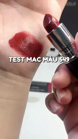 Màu xinhh ó✨🫶💗#mac549 #sonmac #sonxinh #review #unboxing #xh #fyp #xuhuong
