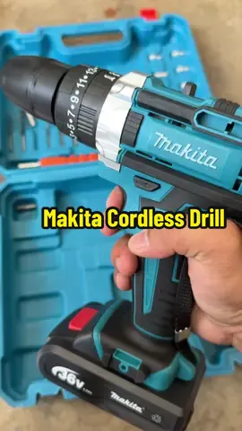 Cordless impact drill makita Sesuai buat kerja pemasangan skru  Dan tebuk besi nipis #makitatools #makita #impact  #drill #screwdriver #cordless 