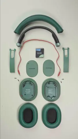 The Fairbuds XL are repairable! You can fix all of these parts easily and conveniently at home! make your devices last. 💙 #FairbudsXL #headphones #fairphone