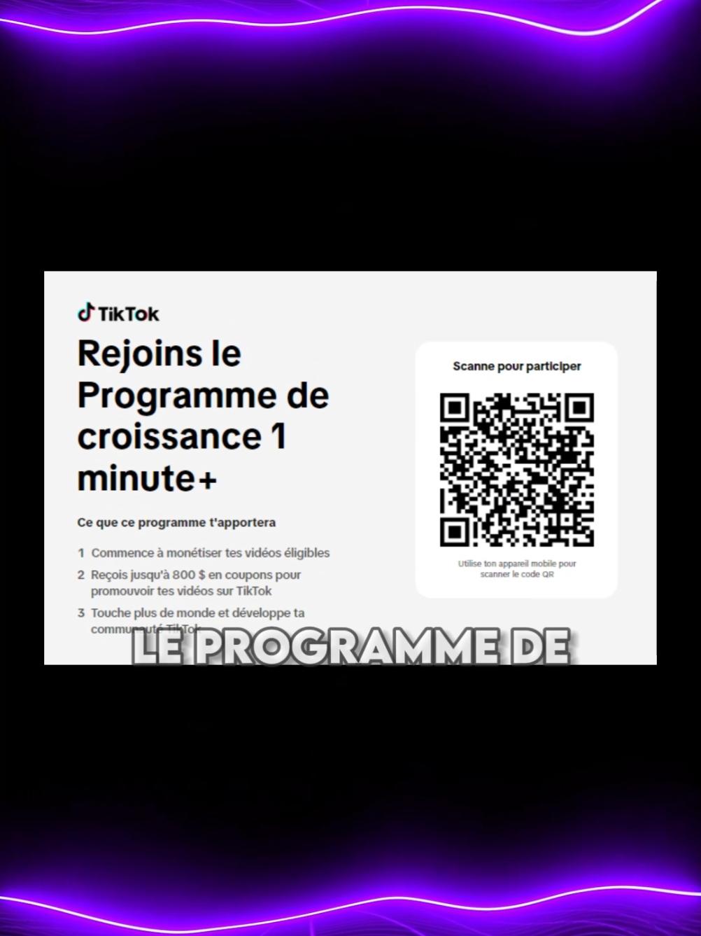 Tu peux monétiser ton compte tiktok même si tu as 0 abonné grâce au programme de croissance Tiktok ! #conseilstiktok #gagnerdelargent #businessenligne #tiktokfrance🇨🇵 #percersurtiktok 