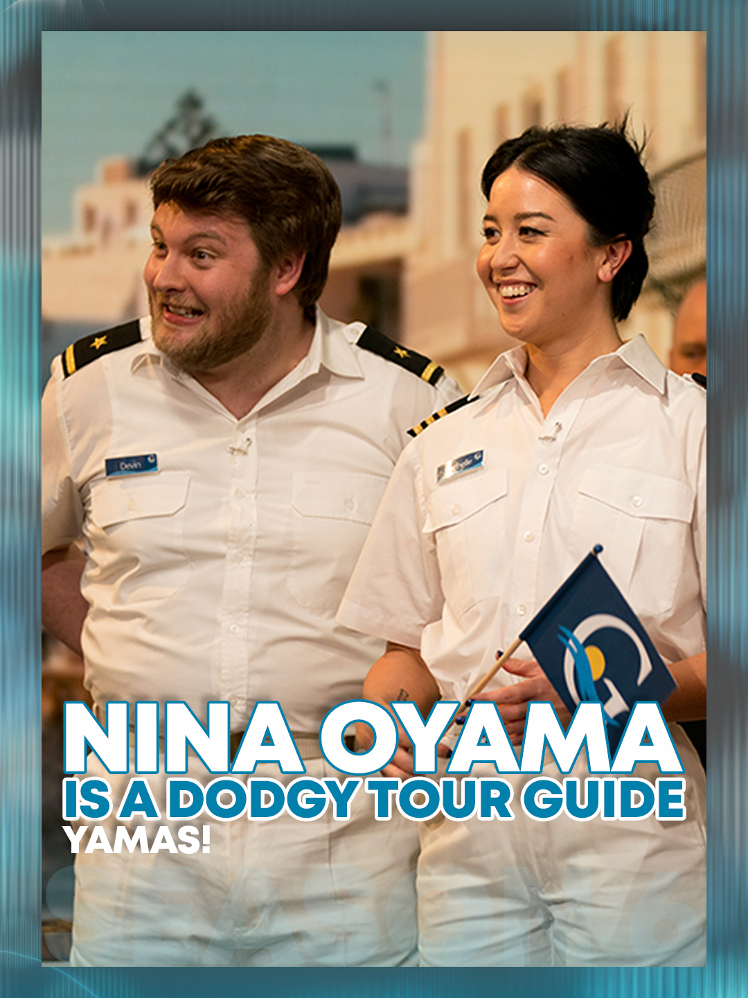 The amazing @nina.oyama makes her #TGYH debut and gets to go on a pleasure cruise?! What's the catch?? #TGYHau  Check out the super exclusive #BTS bonus content on the Insta story now!