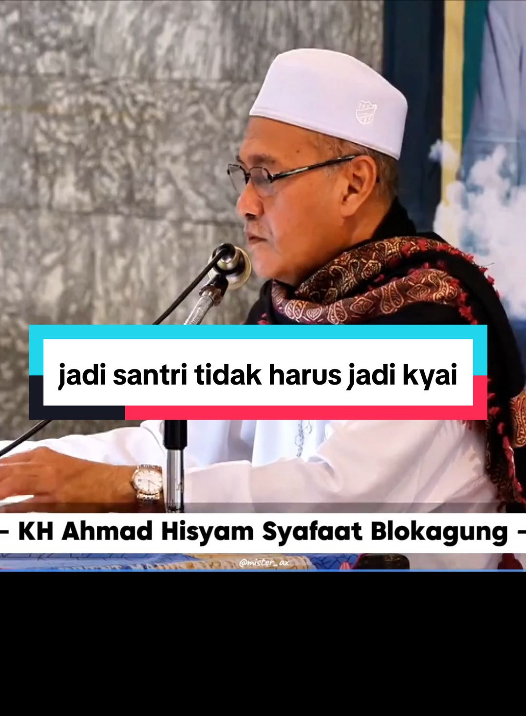 jadi santri tidak harus jadi kyai, yang penting barokah ilmunya KH. Ahmad Hisyam Syafaat Blokagung  #dawuhguru #kalam #kalamulama #pondokpesantren #ulama #kyai #fyp #santri 