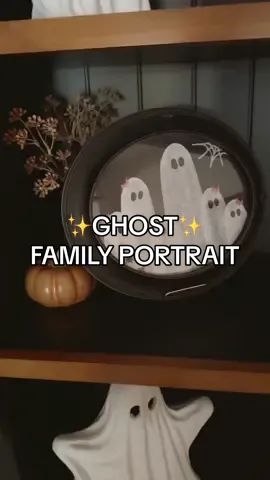 👻Ghost family portrait👻 Such a fun and easy diy for you or your kids! Make a generic little family or customize it to fit your own (we have four girls, hence the 🎀)!  **Supplies I used are linked in my Amazon Storefront under “Fall/Halloween” ✨Ghost Family Portrait✨ - paper (I used construction paper, could also use card stock) - white acrylic paint (I put mine in a bottle from Dollar Tree for an easier pour, could totally do it straight from the bottle) - squeegee (or an old credit/debit/gift card works!) - frame (mine was $10 from Hobby Lobby) - markers (for eyes/any detailing- I used acrylic markers) 👻Trace the shape of the frame over paper so you know how much space you’re working with. 👻Squeeze half circle of white paint (upside down U shape) on paper. 👻Swipe squeegee down (don’t push too hard!). Took me a few failed attempts to get the perfect texture. 👻Clean squeegee in between ghosts. 👻Once dry, add eyes and any details, add to frame and that’s it! Whole thing took me about 5-10 minutes to make! #halloweendiy #easyhalloweendiy #halloweencraft #easyhalloweencrafts #halloweenwithkids #halloweendecor #ghostfamily #ghostfamilyportrait #ghostdecor #asmrsounds #satisfyingvideos