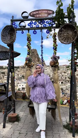 Tek derdi gezmek olan o kızsındır💃🫠 #nevşehir #kapadokya #ürgüp #uçhisar #ortahisar #gezmek 