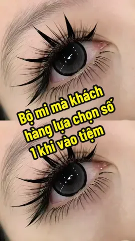 Bộ mi mà khách hàng nhà tôi đang lựa chọn số 1 khi bước vào tiệm #douying #mitrunghoa #miđatầng #tramtrameyelash #cogiaodaynoimihaiphong #xuhuong #eyelash 