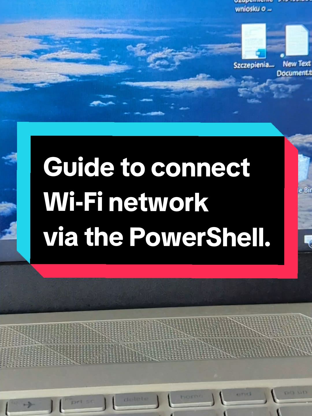 Guide to connect Wi-Fi network via the PowerShell .  #powershell #windows #computertips #foryou #LifeHack #computeradvice #computer #pc #tips #tricks #viralvideo 