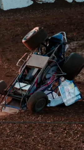 wings & airbags: one in the same #Racing #Crash #Ouch #SprintCar