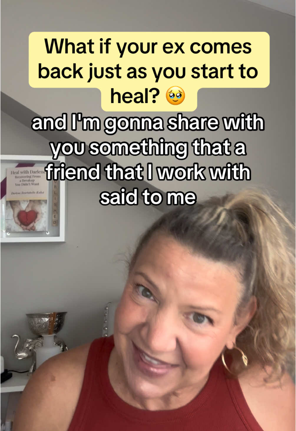 What are you going to do if your ex comes back? #healwithdarlene #fyp #brokenheart #heartbreak #breakuprecovery #ex #nocontact #couples #dating #divorce 