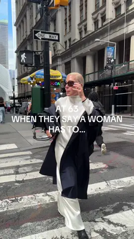 Absolutely not. Just getting started girls 🤍 #fashionover50 #fashionstylist #fashionweek 