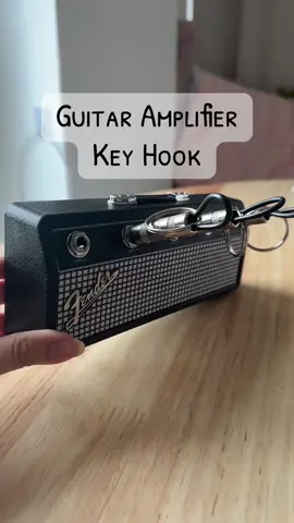 How cool is this! So satistying when you plug them in 🥹✨ #tiktokmademebuyit #fyp #spotlight #spotlightfinds #fender #fenderguitars #keyhook #keyholder #guitaramplifier #guitar #guitarist 