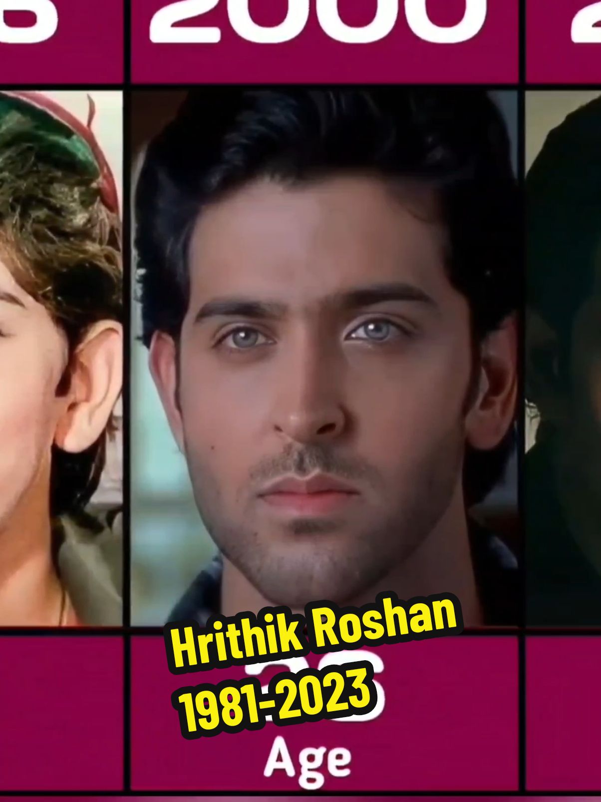 Antwort auf @istriorang1515 Hrithik Roshan Age Transformation 1981-2023 #bollywoodmusic #hrithikroshan 