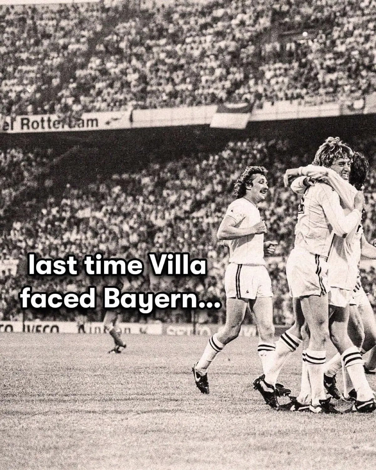 Villa will take on Bayern at Villa Park tonight🏴󠁧󠁢󠁥󠁮󠁧󠁿🇩🇪 Last meeting between these to clubs was back in the European Cup Final in 1982😳