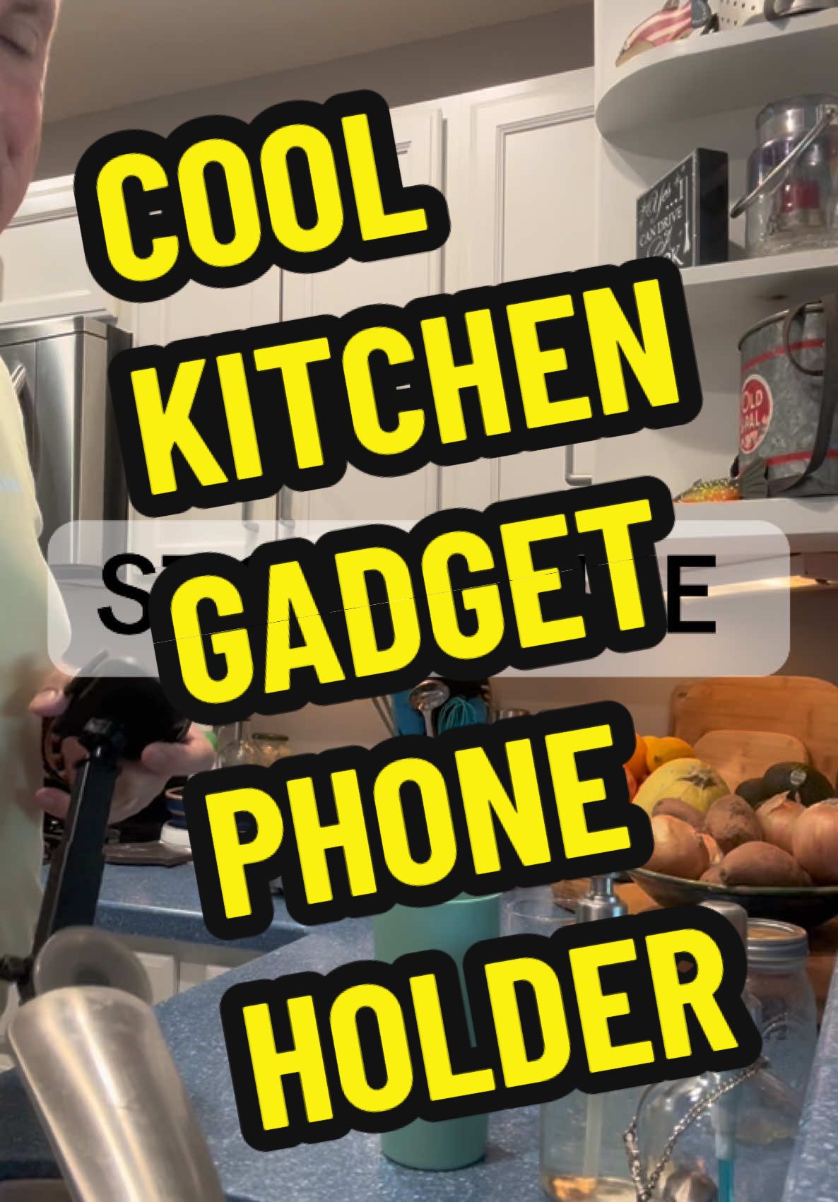 I discovered a new use for my suction cup cell phone holder in the kitchen. Now I can record me flipping eggs and cooking dinner and all the other fun kitchen things. #cookinginthekitchen #suctioncupmount #cellphonemount #kitchenhack  