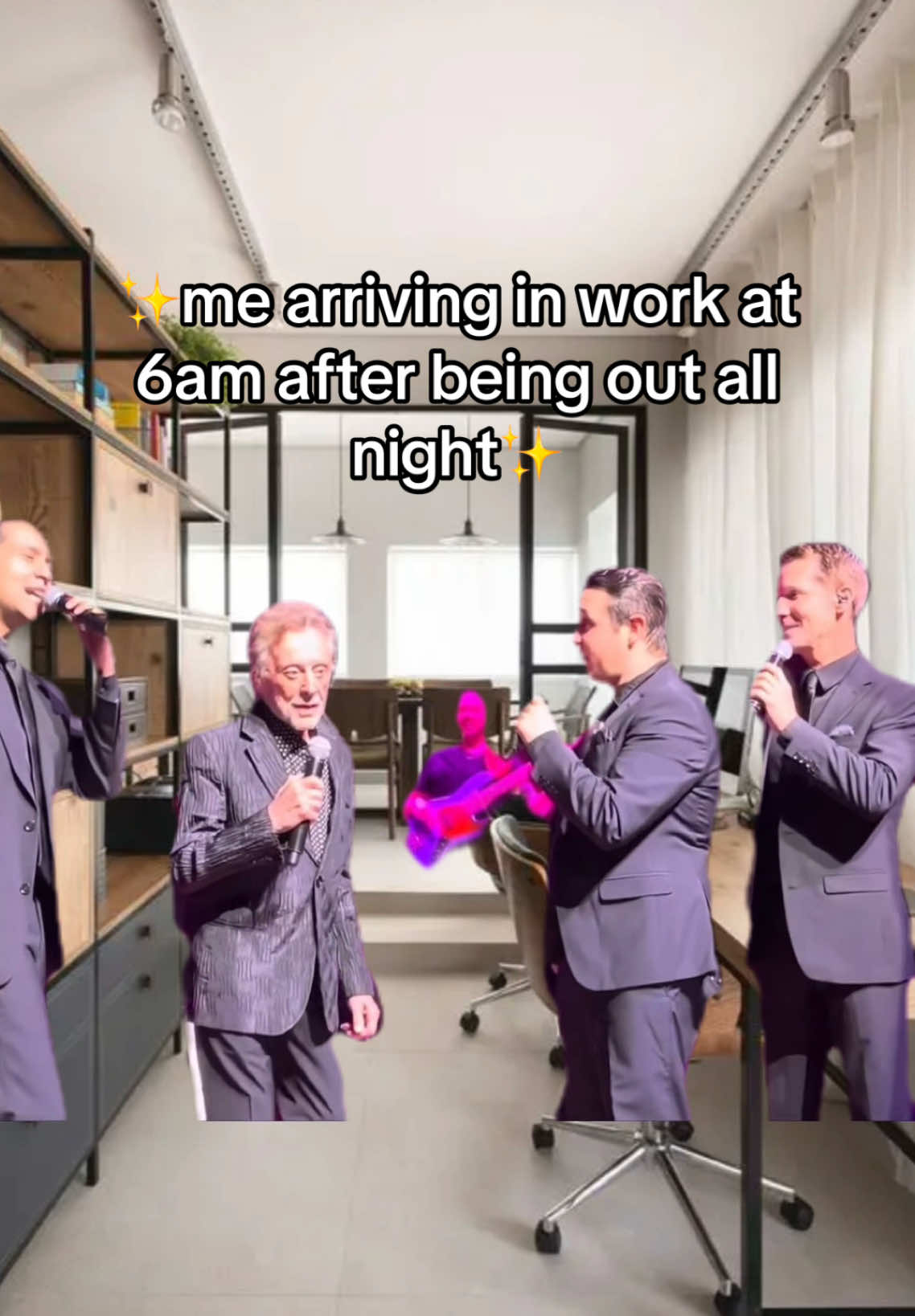 ✨not sure if im dead or not 😅✨ #ithinkivejustmadeahashtag #fyp #foryoupage #frankievalli #workplacehumor #workplaceproblems #outallnight #MemeCut #Meme 