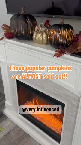 These pumpkins are almost gone! If you’ve been eyeing them, now is your time to get them before they are out of stock! They are so gorgeous, and I get so many compliments on them. I am in love!  #tiktokshopholidayhaul #tiktokshopblackfriday #tiktokshopcybermonday #falldealsforyou #falldecor #halloweendecor #thanksgivingvibes #minimalist #sparkle 