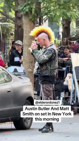 Austin Butler And Matt Smith arriving on set For ‘Caught Stealing’ In New York City this morning (🎥) @elderordonez1  #austinbutler #kaiagerber #mattsmith #elvispresley #selenagomez  #angelinajolie  #Love  #pretty #beautiful #happy  #justinbieber #haileybieber #kimkardashian #kyliejenner #houseofthedragon #fyp  #newyork  #taylorswift #instagram #fun